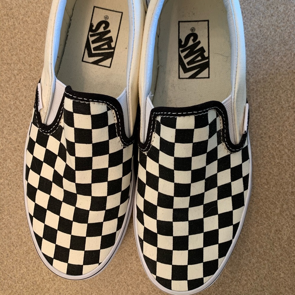 Checkered Vans